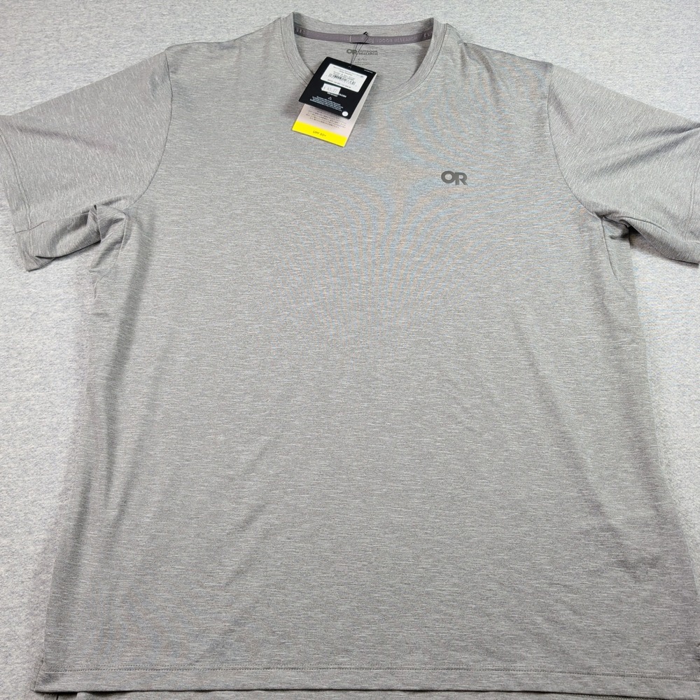 Outdoor Research Mens ActiveIce Spectrum Sun T-Shirt Grey Heather XL 322485